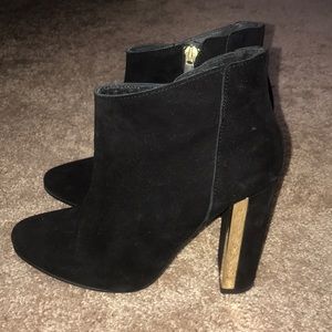 Worn once topshop black booties
